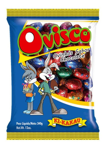 Ovisco Ki Kakau Mini Ovinhos Sabor Chocolate Pacote