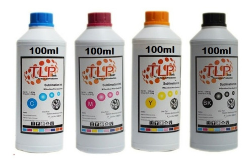 Tinta Para Sublimar Tlp Premium 100ml De Cada Color Cmyk 