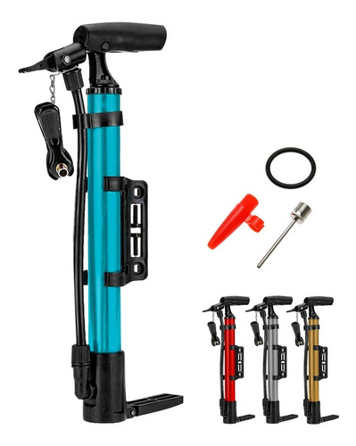 Inflador De Mano Para Bicicleta Libercam INBI-700CE Portable Con Boquilla + Aguja Para Pelotas