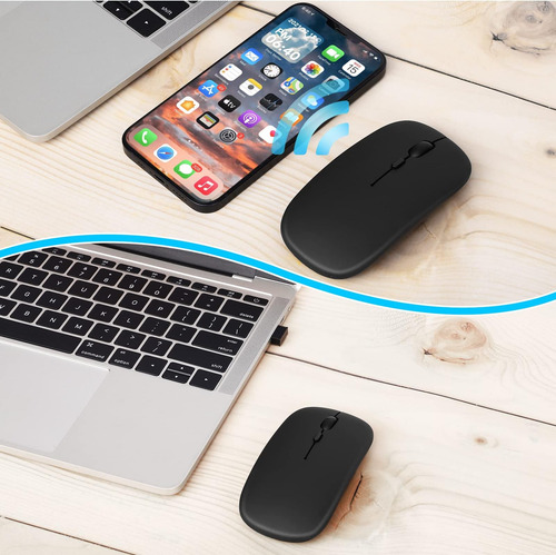 Ratón Recargable Bluetooth Urbanx Para Portátil Dell Latitud