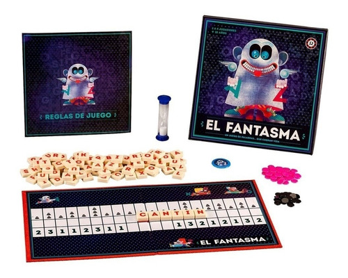 Juego De Mesa Con Letras El Fantasma Ruibal Educando