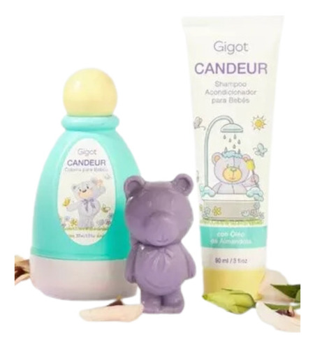 Kit Candeur Colonia Para Bebés 200ml Gigot Set Regalos