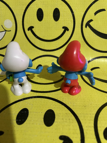 Pitufos Filósofo Y Papa Pitufo Figura Jakks Pacific (Usado)