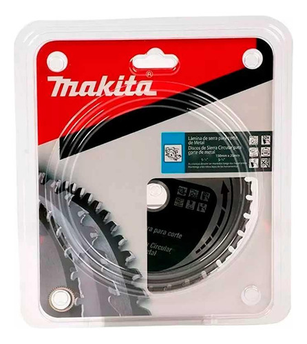 Lamina De Serra Circular 150mm 6 33d Metal Makita B-69406