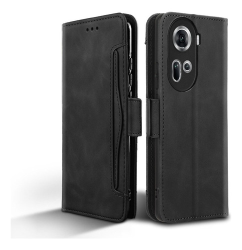 For Oppo Reno11 5g 2 In 1 Combo Pu Wallet Card Slot Case