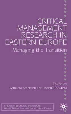 Libro Critical Management Research In Eastern Europe - Mi...