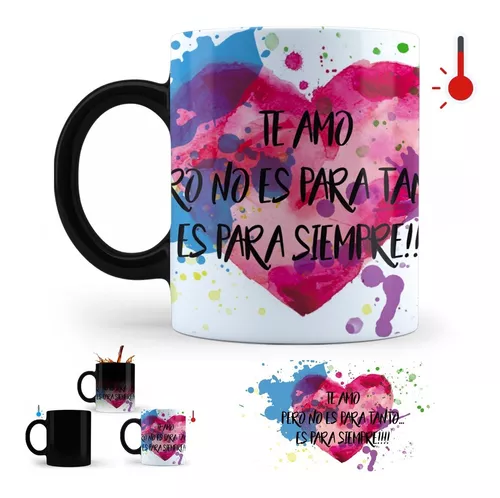  Taza Te amo, taza de café te amo, taza de San Valentín español,  regalos para el Dia de San Valentin : Hogar y Cocina