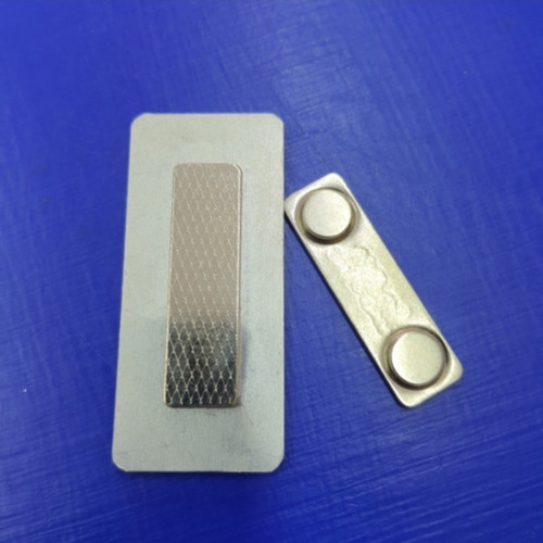 10 Gafetes De Aluminio Con Recubrimiento De Resina E Imán.