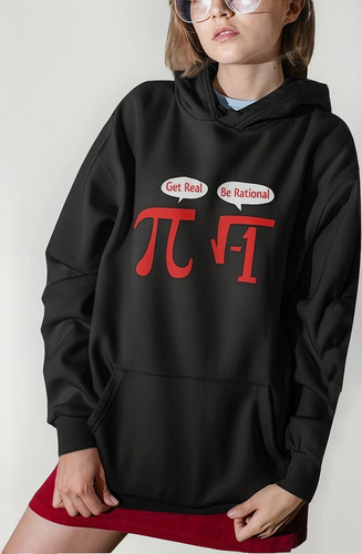 Sudadera Con Capucha Original Negra Unisex Cientifico Pi
