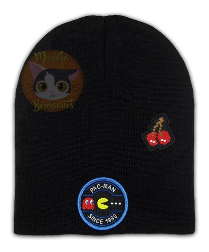 Pac Man - Gorro Negro - Beanie - Namco - Invierno