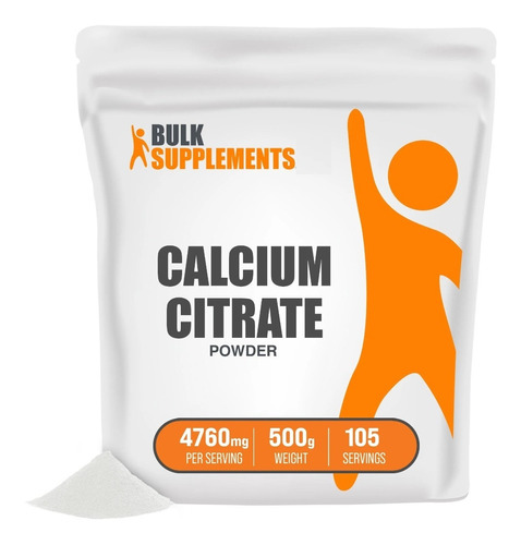 Bulk Supplements | Calcium Citrate | 500g | 105 Services