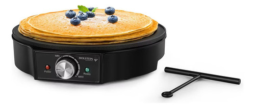 Crepera Holstein Housewares 1000w Color Negro 110v