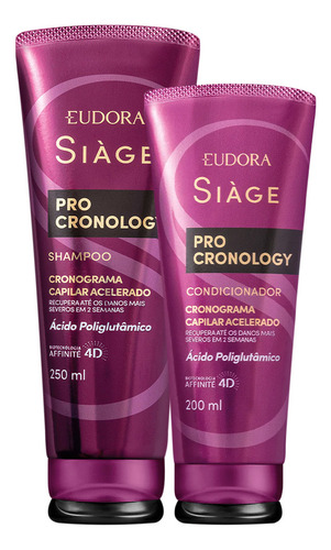 Kit Eudora Siàge Pro Cronology Duo (2 Produtos)