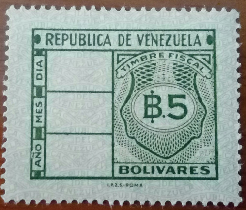 Estampillas De Coleccion Venezolana De 50 Cts - 1-3-5 Y 10 B