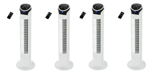 Combo 4 Ventiladores Wifi De Torre De 33 3 Velocidades