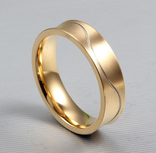 Anillo Elegante De Acero - Calidad Titanio Para Compromisos