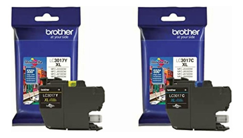 Brother Lc3017y High Yield Yellow Ink Cartucho + Lc-3017c