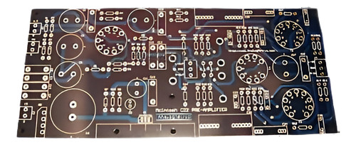 Ref Pcb Modificado C22 Tubo Pre Amplificador