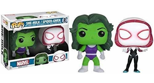 Funko Pop Hulka / Spider-gwen Dos Pack Exclusive.