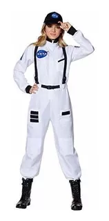 Disfraz Talla Large Para Mujer De Astronauta Caminante