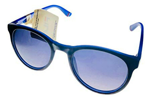 Gafas De Sol - Fila Mens Matte Blue Tortoise Front Soft Roun