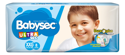 Pañales Babysec Ultrasec Estandar Pack  XXG