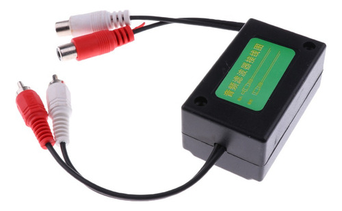Filtro Aislador De Ruido De Audio 2 Rca A 2 Rca Accesorio