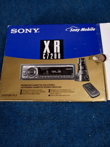 Imagen 1 de 9 de Equipo Sony Xr C 7200 Nuevo Radio Casette