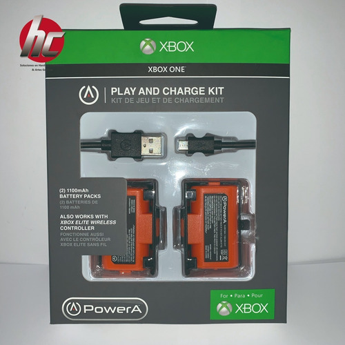 Kit Carga Y Juega Con 2 Pilas Recargables Xbox One (nvo) (Usado)
