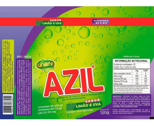 Suplemento Alimentar Efervescente Azil Kit Com 3