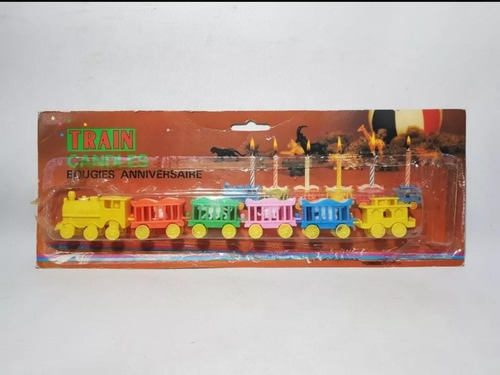 Imagen 1 de 6 de Antiguo Tren Adorno Tortas Porta Velas Usado Mag 57808