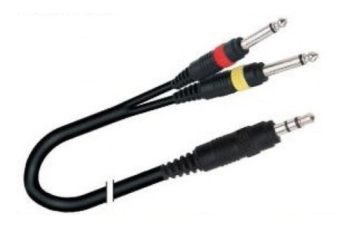 Cable Mini Plug Stereo 3,5 A 2 Plug 6,3 /topmusic