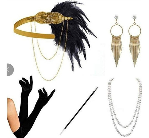 . Juego De Accesorios Gatsby Great De Los Años 20 For