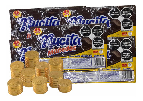 Monedas De Chocolate Nucita 240 Pz 1.416 Kg