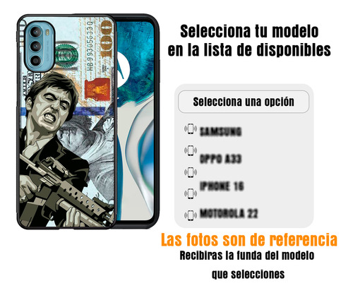 Funda + Extra Para Motorola (todos) Scareeface Motog53