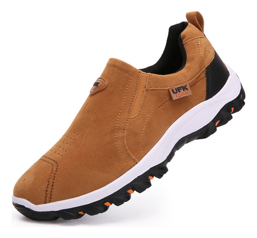 Zapatos Casuales De Senderismo De Cuero Ligero Para Hombre