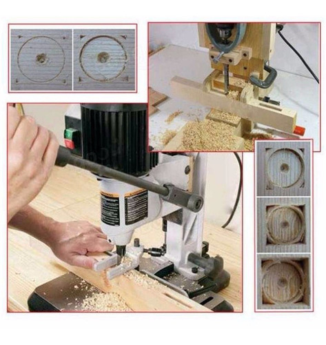 4 Brocas Cuadradas Para Taladro 1/4 5/16 3/8 1/2 Para Madera