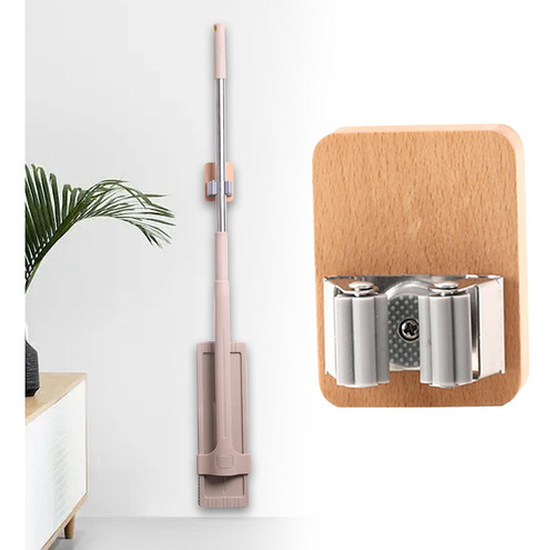 Soporte Para Fregona Y Escoba Colgante De Pared Para Color A
