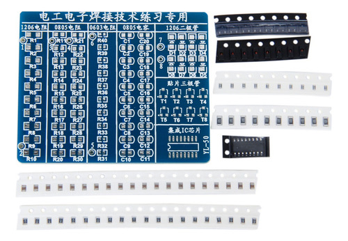 / Kit De Bricolaje Smt Smd Práctica Placa Board Componente