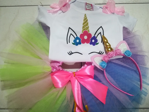 Vestido Tutu Niña Unicornio Bebe