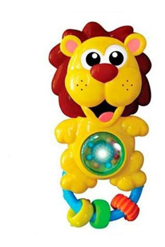 Chocalho C/ Som E Luz Para Bebê - Leão Leãozinho - Zoop Toys
