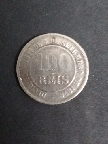 Moeda 100 Réis 1888