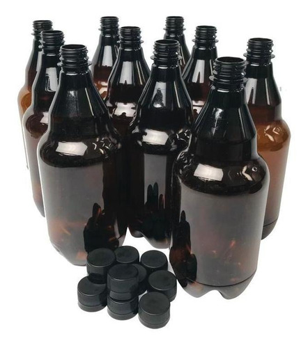 Growler Pet 1l - Kit Com 50 Unidades