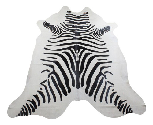 Tapete Pele Inteira Zebra Animal Print - Sz3 2,15m X 1,93m
