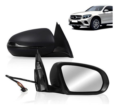 Par Retrovisor Mercedes Glc 16 17 18 Elétrico Retratíl