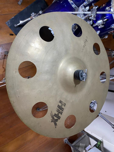 Prato Sabian O-zone 18 Crash Dave Weck Dourado-escuro (Usado)
