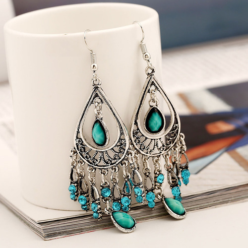 Pendientes En T, Modernos, Bohemios, Vintage, Tallados En Fo