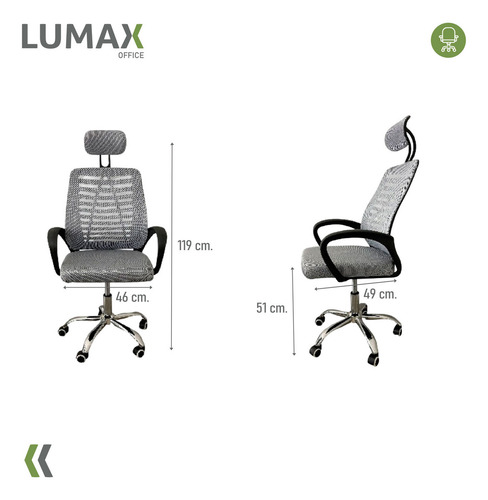 Silla Ejecutiva Lumax Ergonómica Mesh Samana