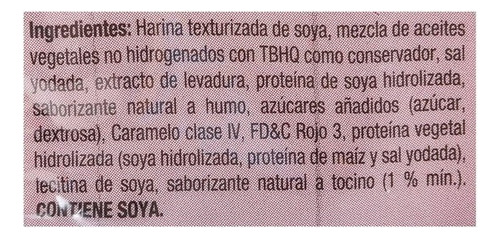 9 Pzas Trocitos De Soya Great Value Sabor Tocino 80 G