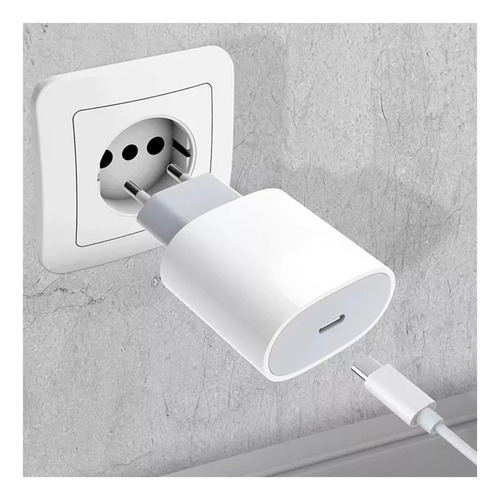 Cargador Corriente Usb-c 20w Compatible Phone Carga Rápida